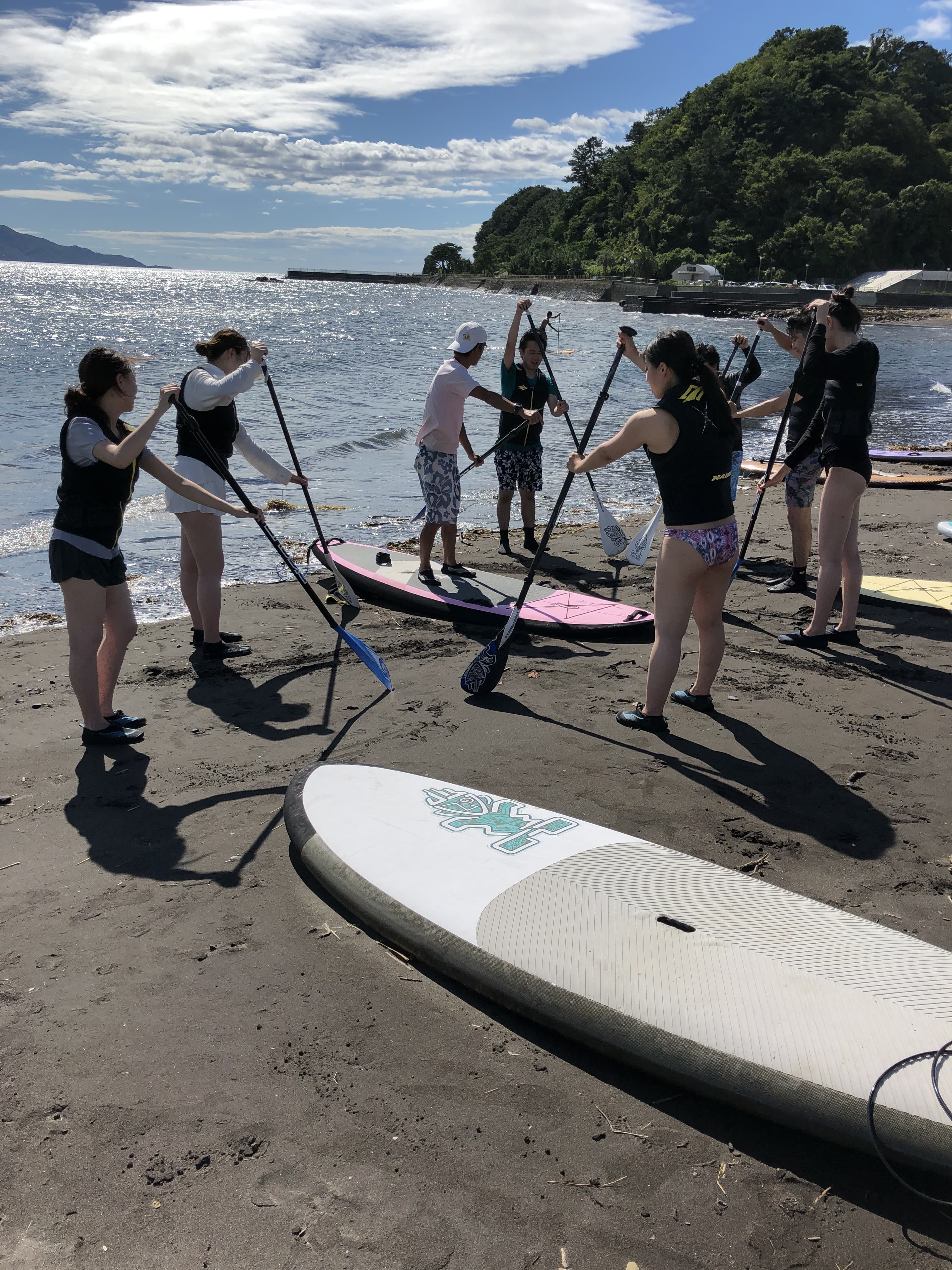 学生旅行で楽しむSUP体験